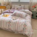 Set Duvet Morning Glory Cover Bantal Bantal Bantal